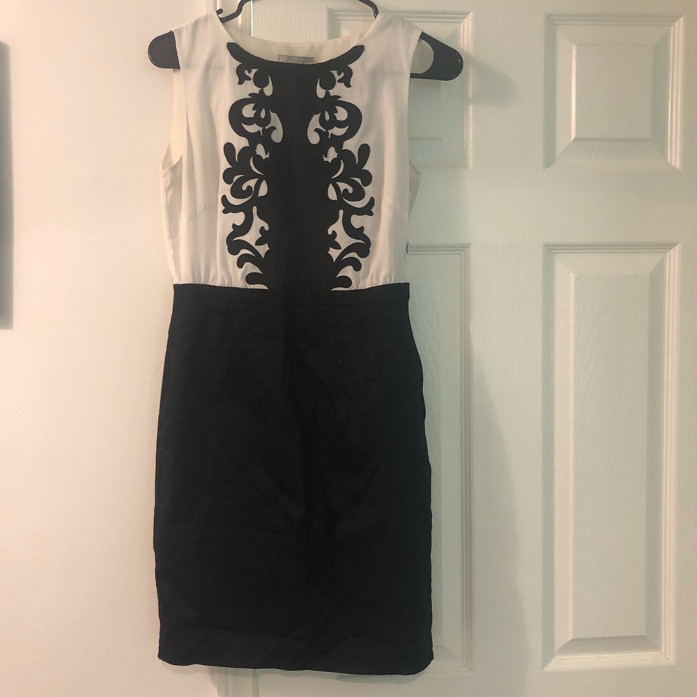 Black business casual work dress